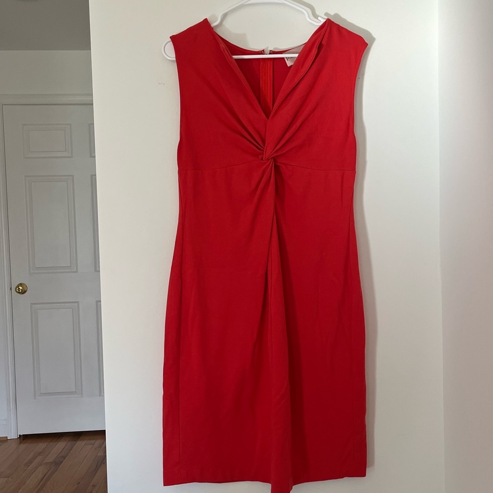 Philosophy Vibrant Red Midi Dress